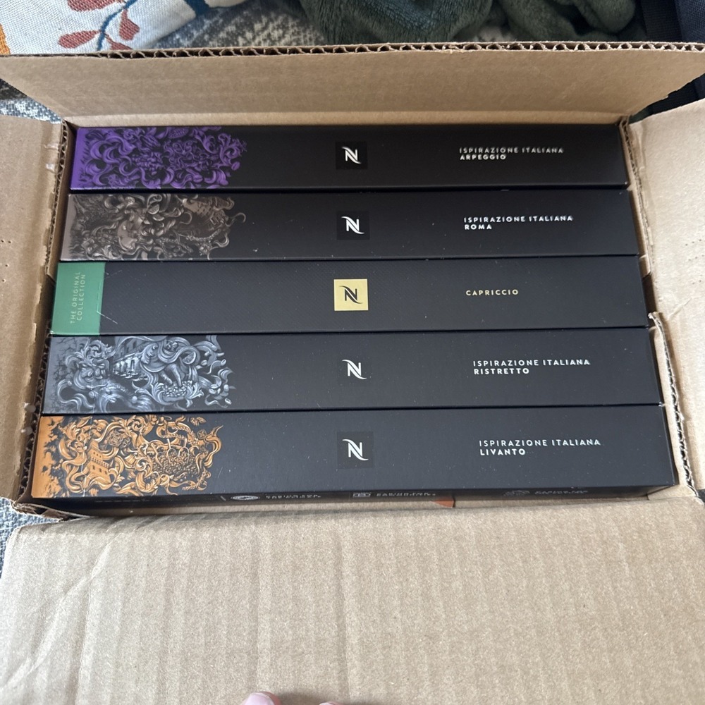 Nespresso Original Line Coffee Capsules Variety Pack – 50 Pods (5 Sleeves)  7/31